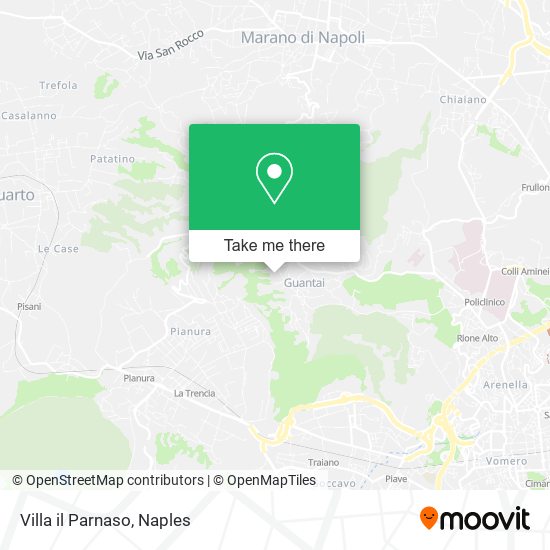 Villa il Parnaso map