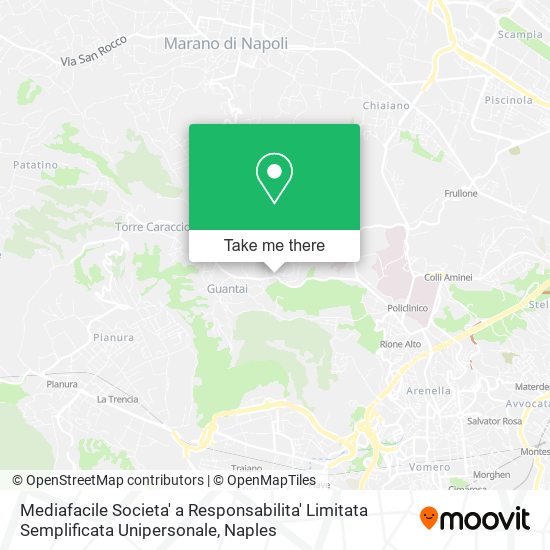 Mediafacile Societa' a Responsabilita' Limitata Semplificata Unipersonale map