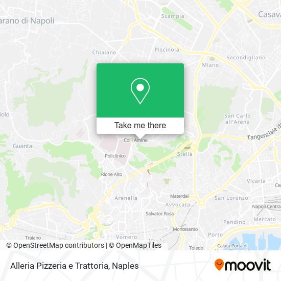 Alleria Pizzeria e Trattoria map