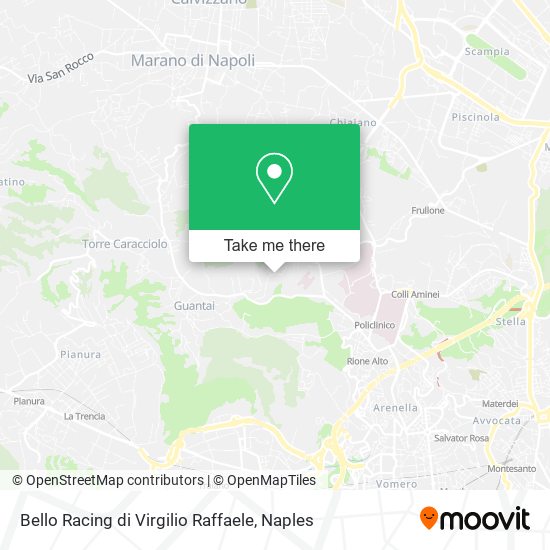 Bello Racing di Virgilio Raffaele map