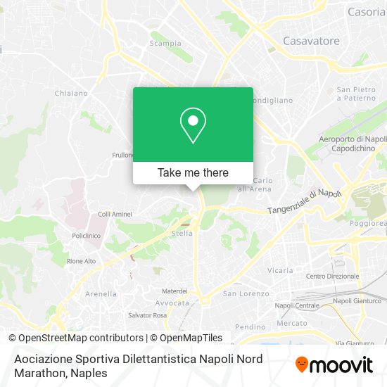 Aociazione Sportiva Dilettantistica Napoli Nord Marathon map
