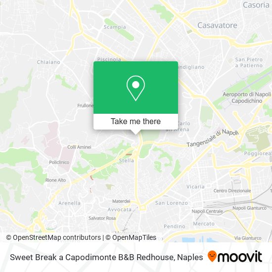 Sweet Break a Capodimonte B&B Redhouse map