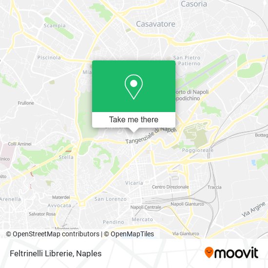 Feltrinelli Librerie map