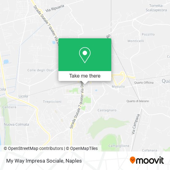 My Way Impresa Sociale map