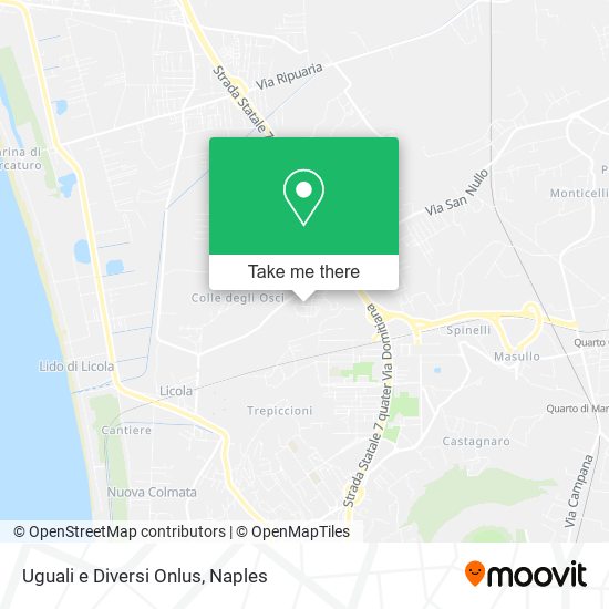Uguali e Diversi Onlus map