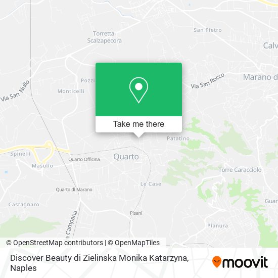 Discover Beauty di Zielinska Monika Katarzyna map