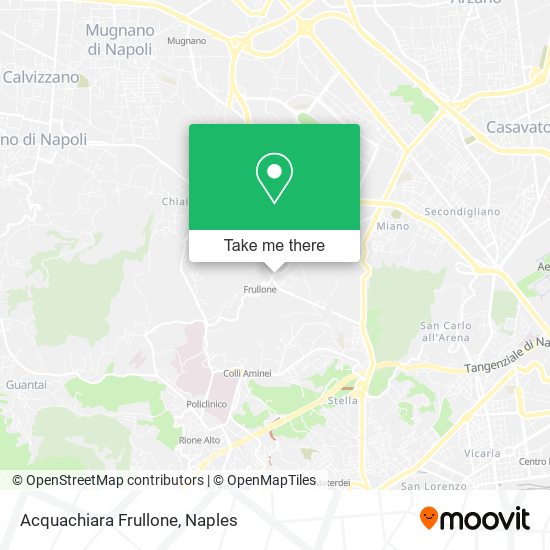 Acquachiara Frullone map