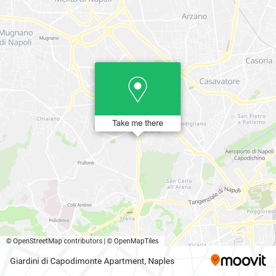 Giardini di Capodimonte Apartment map