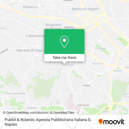 Pubbli & Rolando Agenzia Pubblicitaria Italiana S map