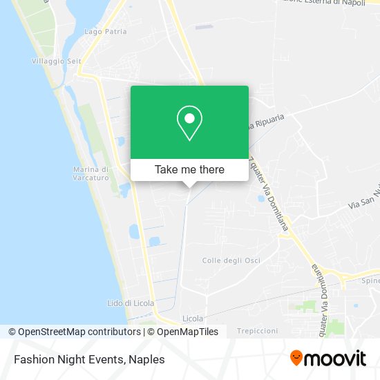 Fashion Night Events map