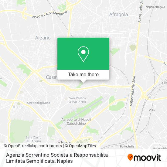 Agenzia Sorrentino Societa' a Responsabilita' Limitata Semplificata map