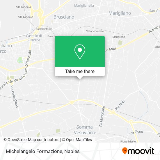 Michelangelo Formazione map
