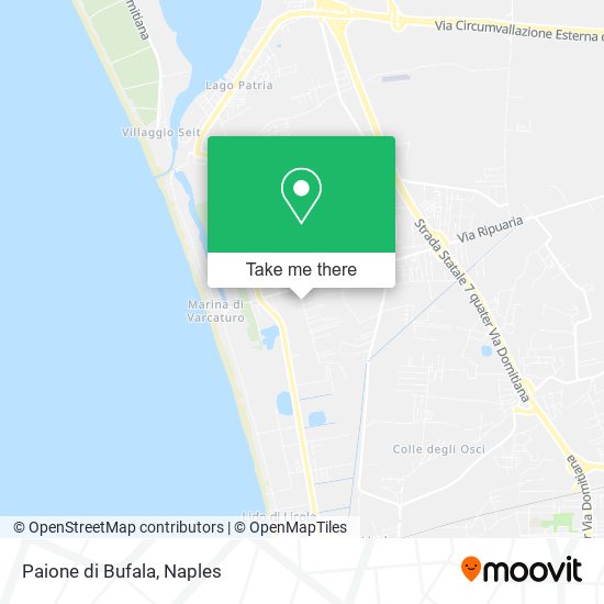 Paione di Bufala map