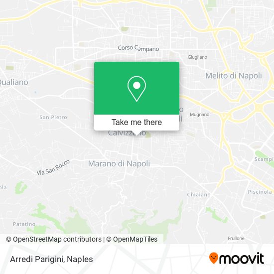 Arredi Parigini map