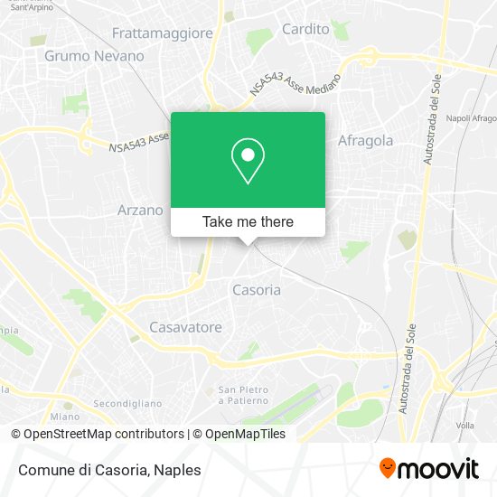 Comune di Casoria map
