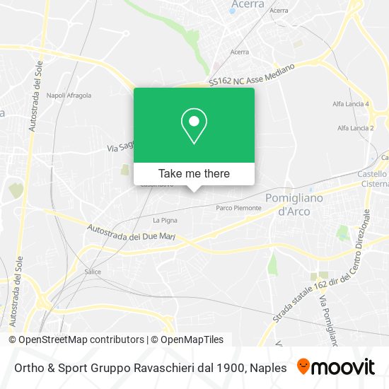 Ortho & Sport Gruppo Ravaschieri dal 1900 map