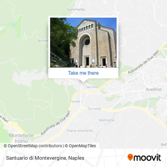 Santuario di Montevergine map