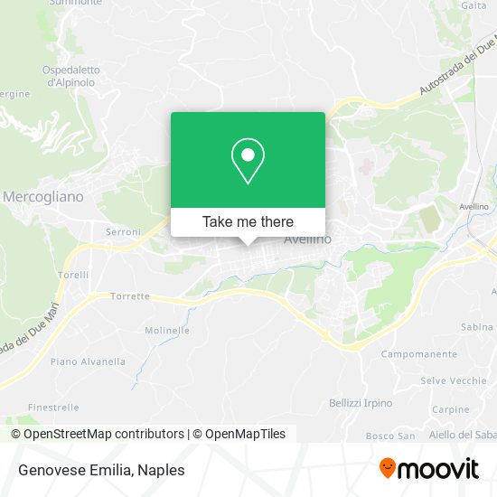 Genovese Emilia map