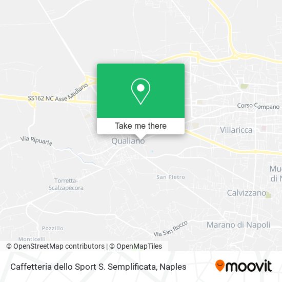 Caffetteria dello Sport S. Semplificata map