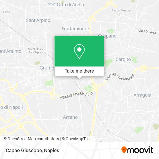 Capao Giuseppe map