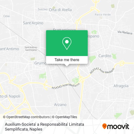 Auxilium-Societa' a Responsabilita' Limitata Semplificata map
