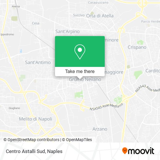 Centro Astalli Sud map