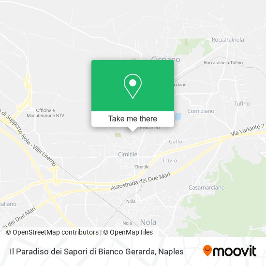 Il Paradiso dei Sapori di Bianco Gerarda map