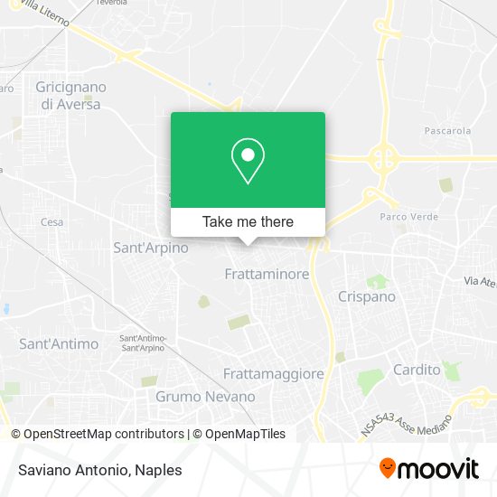 Saviano Antonio map