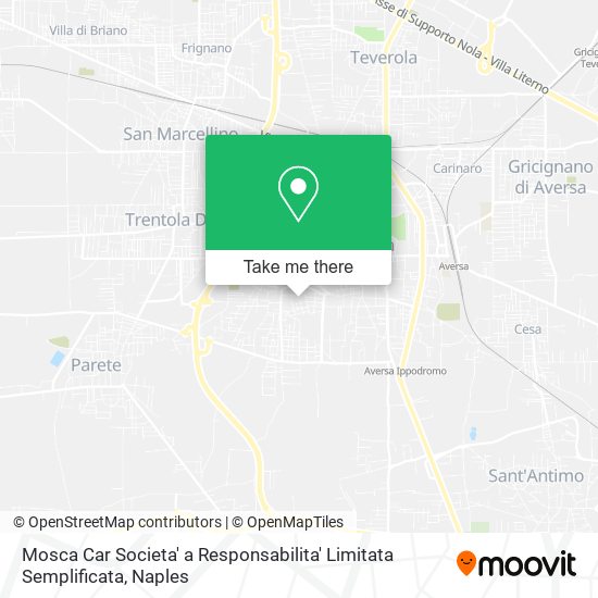 Mosca Car Societa' a Responsabilita' Limitata Semplificata map