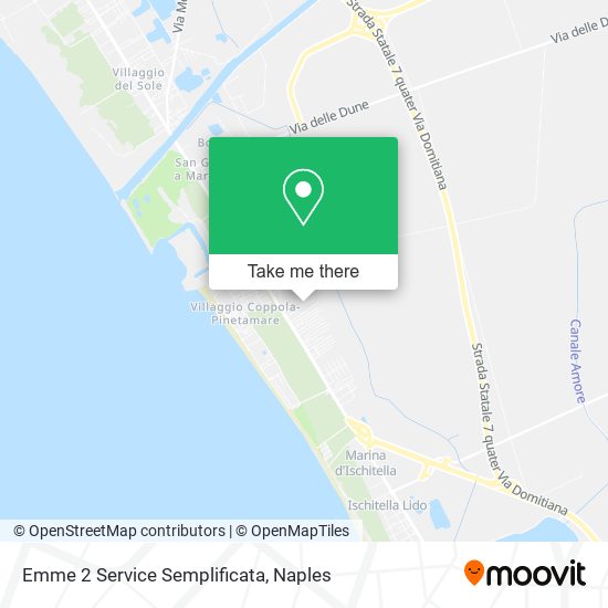 Emme 2 Service Semplificata map
