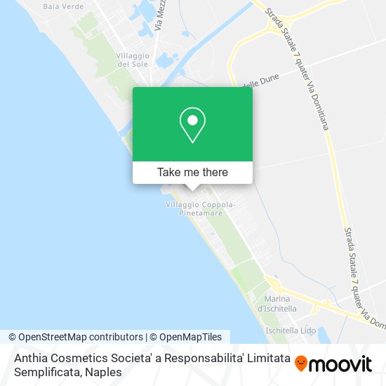 Anthia Cosmetics Societa' a Responsabilita' Limitata Semplificata map