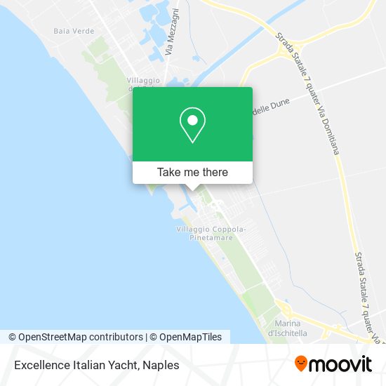 Excellence Italian Yacht map