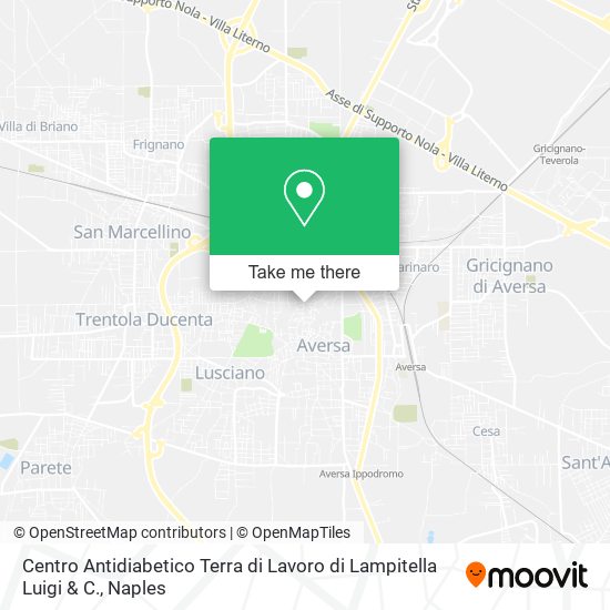 Centro Antidiabetico Terra di Lavoro di Lampitella Luigi & C. map