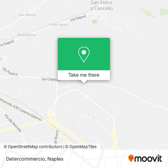 Detercommercio map