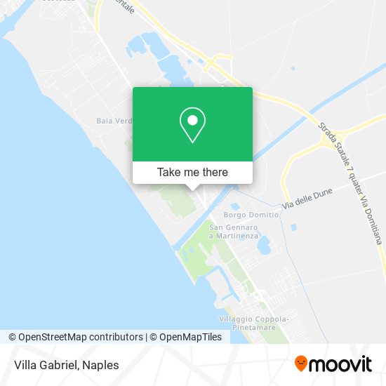 Villa Gabriel map