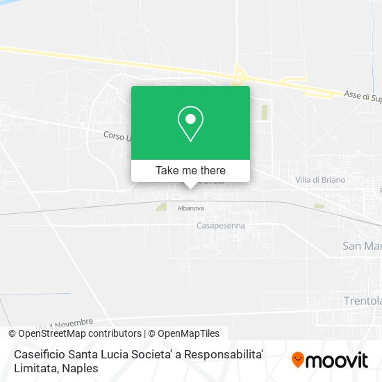 Caseificio Santa Lucia Societa' a Responsabilita' Limitata map