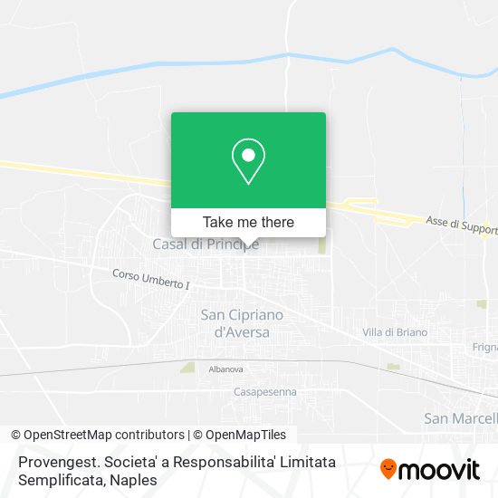 Provengest. Societa' a Responsabilita' Limitata Semplificata map