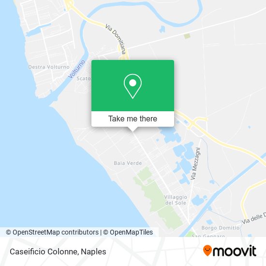 Caseificio Colonne map