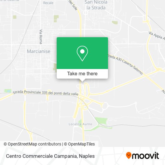 Centro Commerciale Campania map