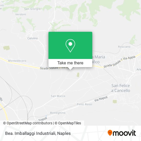 Bea. Imballaggi Industriali map