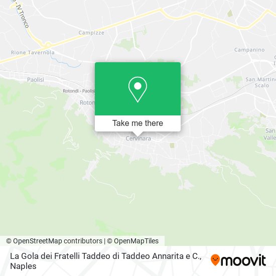 La Gola dei Fratelli Taddeo di Taddeo Annarita e C. map