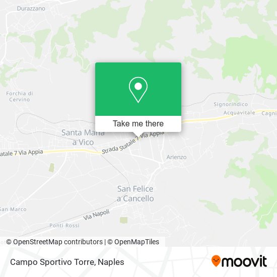 Campo Sportivo Torre map