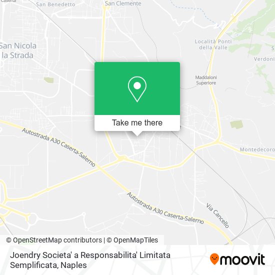 Joendry Societa' a Responsabilita' Limitata Semplificata map