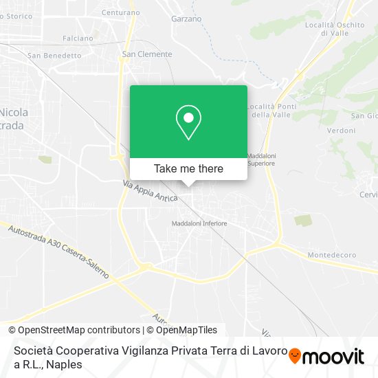 Società Cooperativa Vigilanza Privata Terra di Lavoro a R.L. map