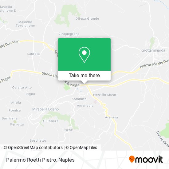 Palermo Roetti Pietro map
