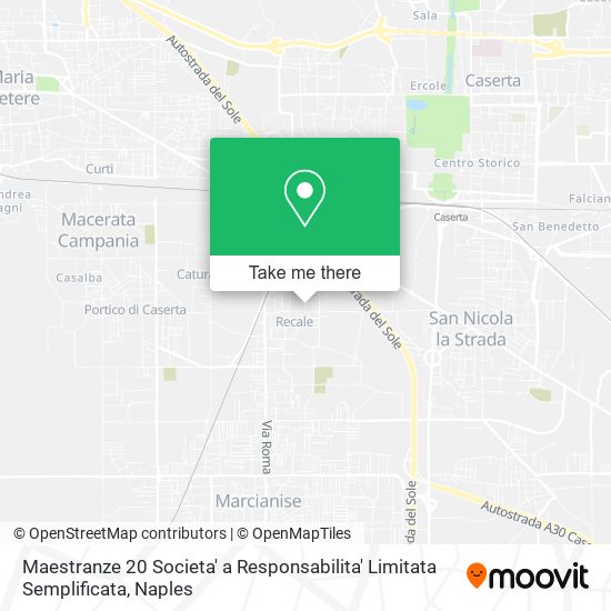Maestranze 20 Societa' a Responsabilita' Limitata Semplificata map