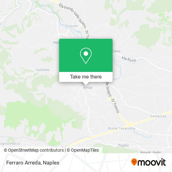 Ferraro Arreda map