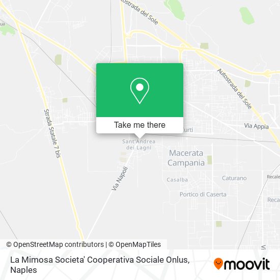 La Mimosa Societa' Cooperativa Sociale Onlus map