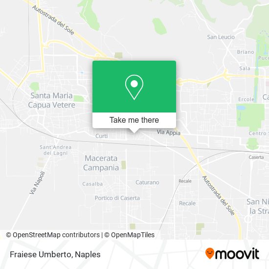 Fraiese Umberto map