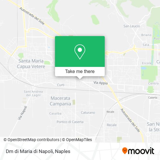 Dm di Maria di Napoli map